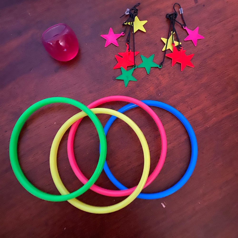 80’s themed jewelry
